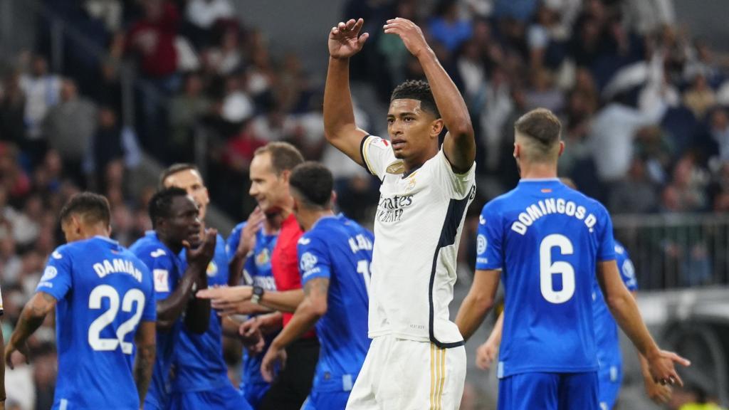 Jude Bellingham, durante el Real Madrid - Getafe