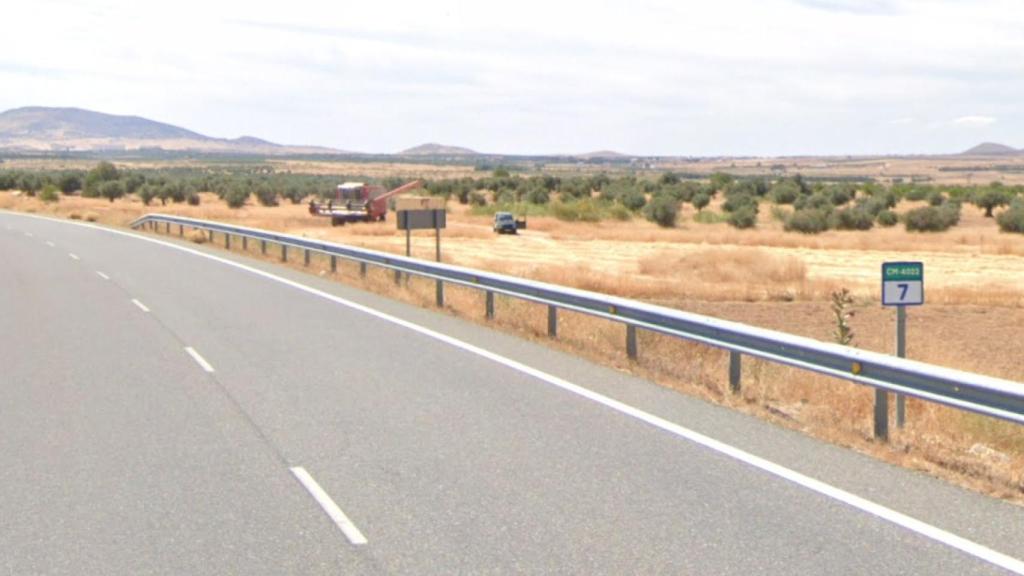 Kilómetro 7 de la CM-4022. Foto: Google Maps.