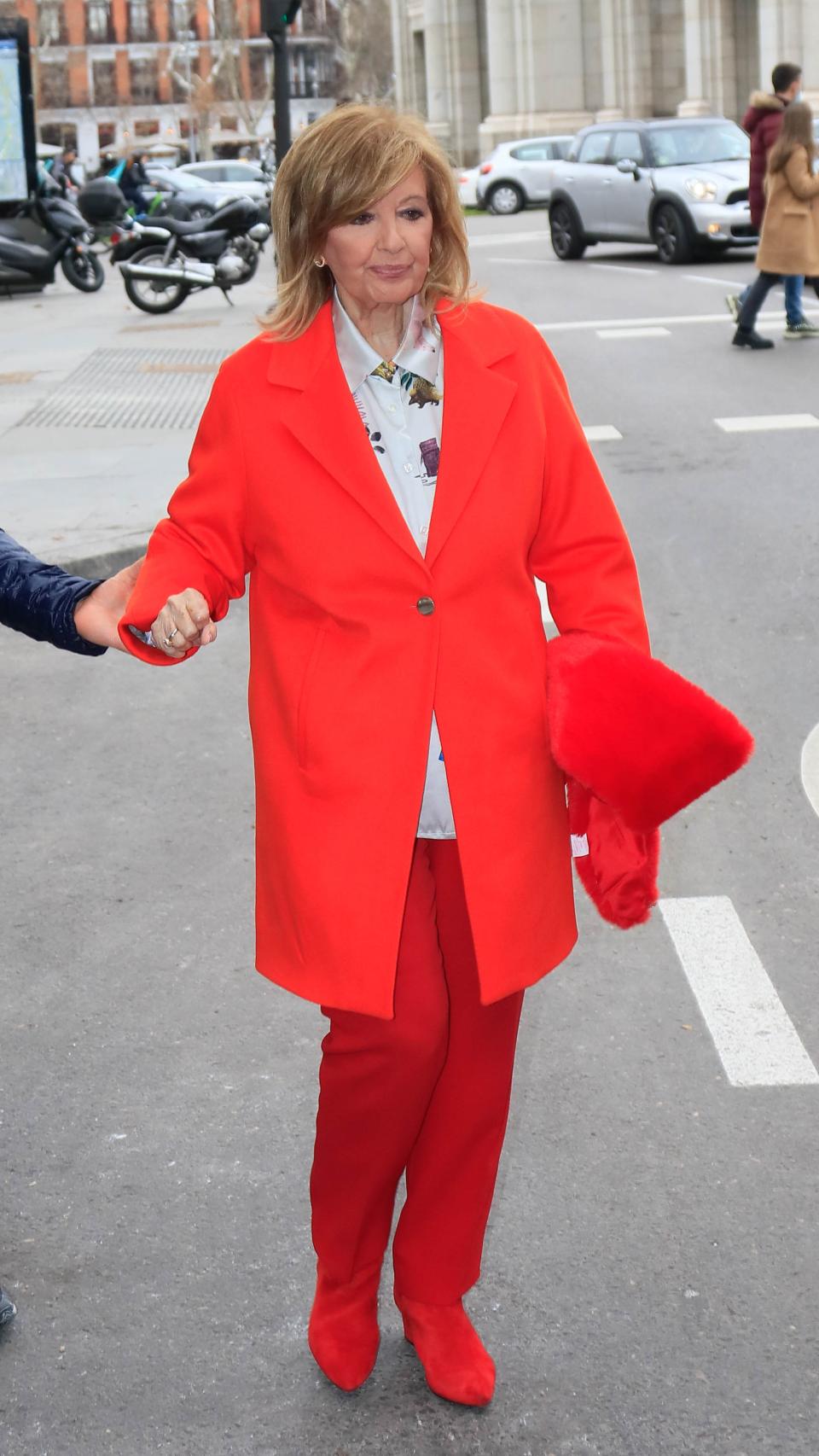 María Teresa Campos en una fotografía tomada en Madrid, en enero de 2021.