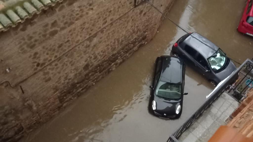 Una imagen de Toledo tras el paso de la DANA en la tarde de este domingo