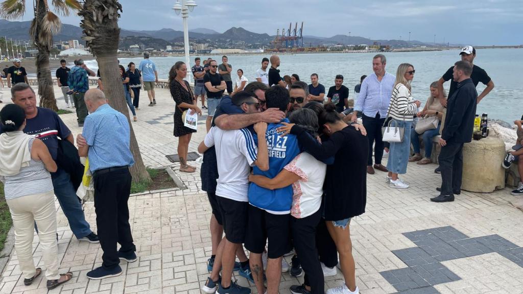 Las familias de Maxi y Emmanuel reciben el cariño de Málaga.