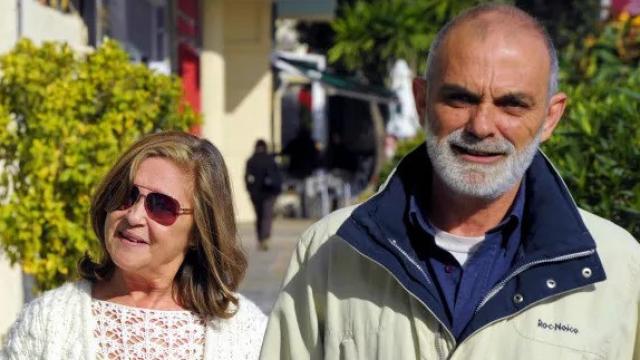 Massimo Stecchini y Marisol, en 2014.