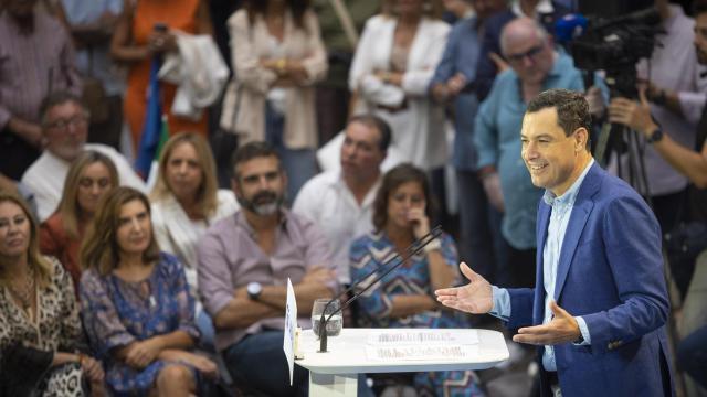 Juanma Moreno, en el acto celebrado en Torremolinos.