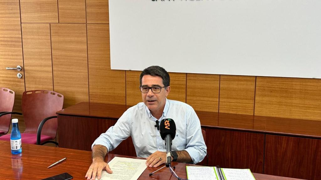 Pachi Pascual, en la rueda de prensa de este lunes.