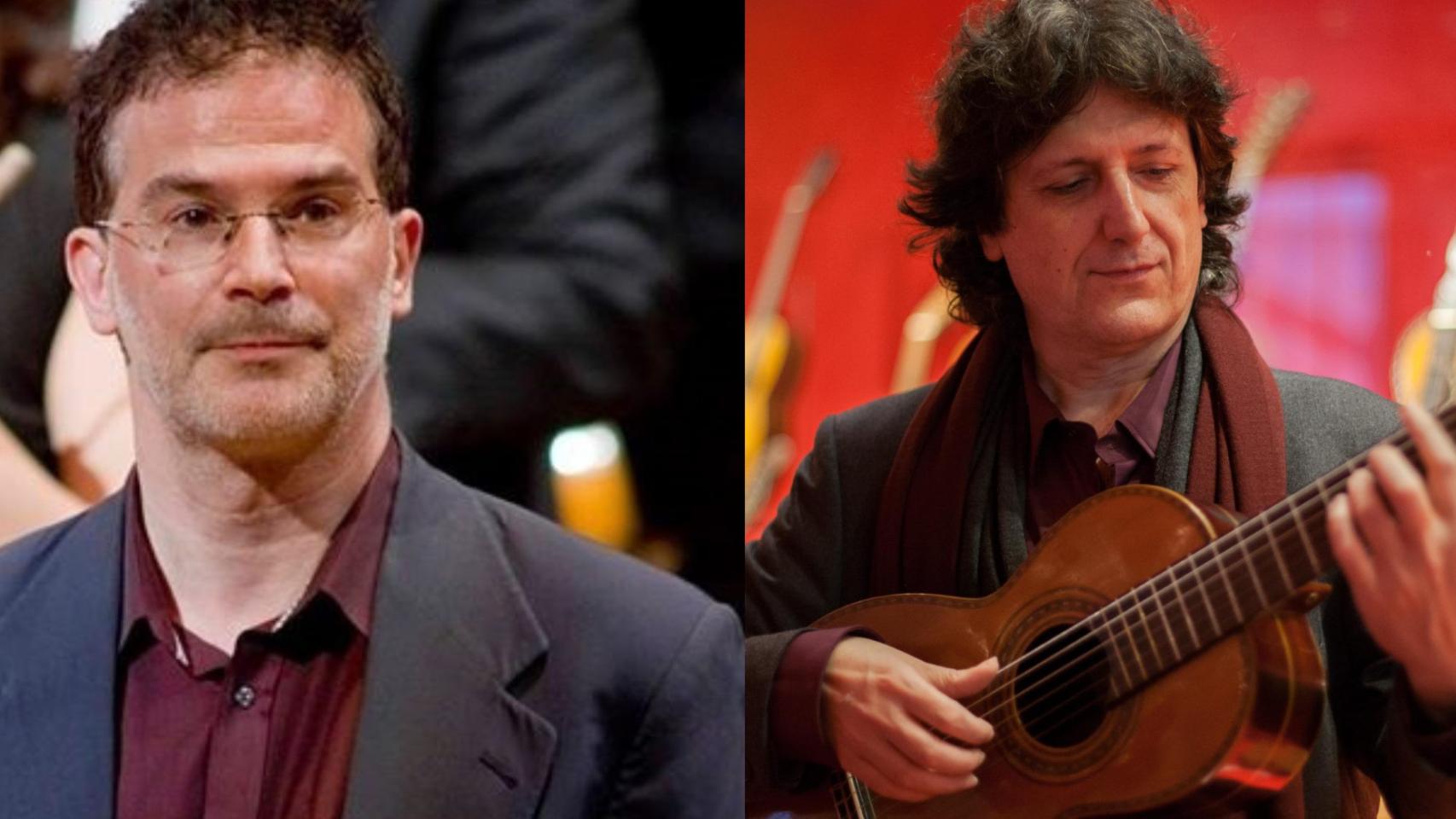 El compositor Juan Manuel Cañizares y el guitarrista Eduardo Soutullo / Foto: Europa Press.