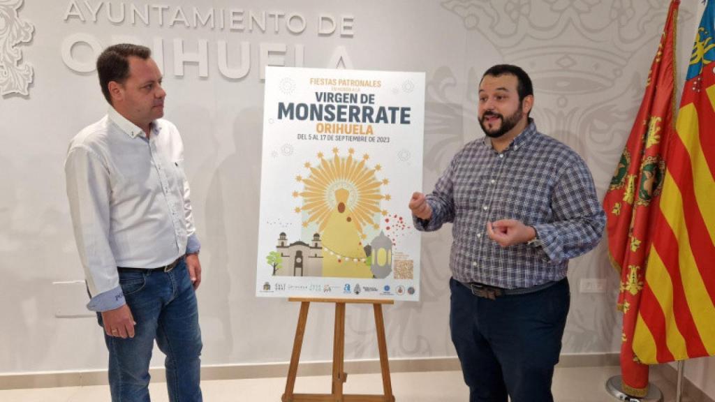 Orihuela presenta la programación de las fiestas de la Virgen de Monserrate.