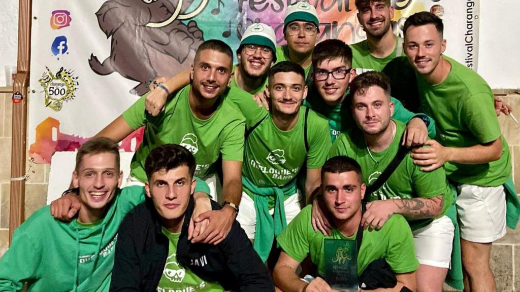 Miembros de la charanga salmantina