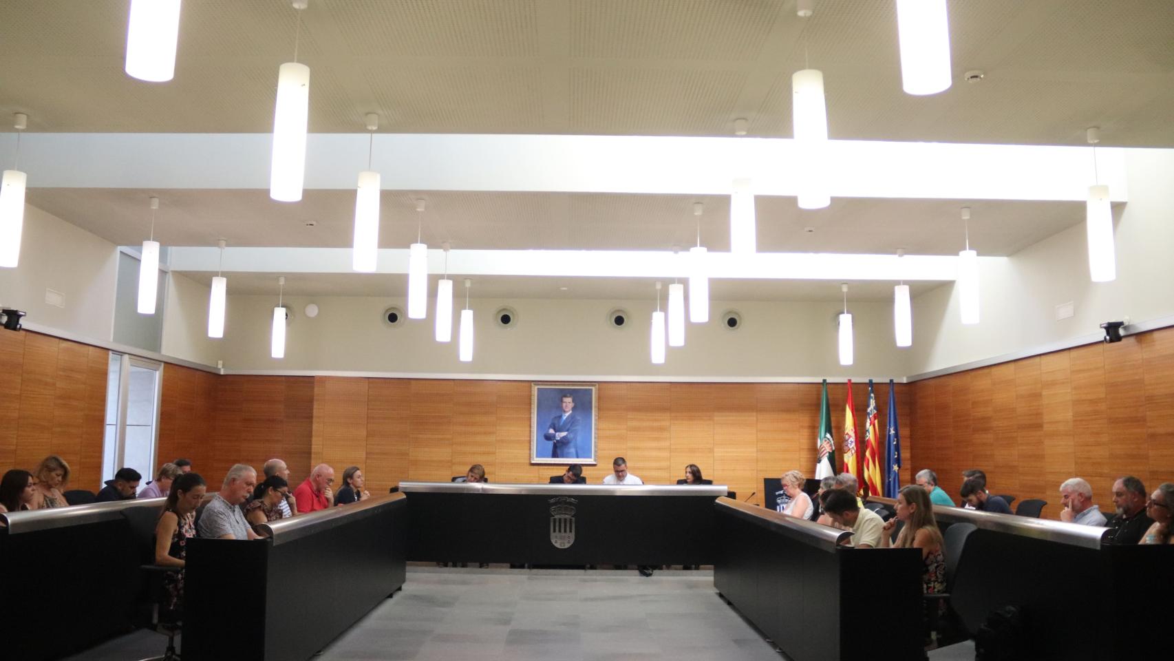 Pleno municipal de Sant Vicent del Raspeig.