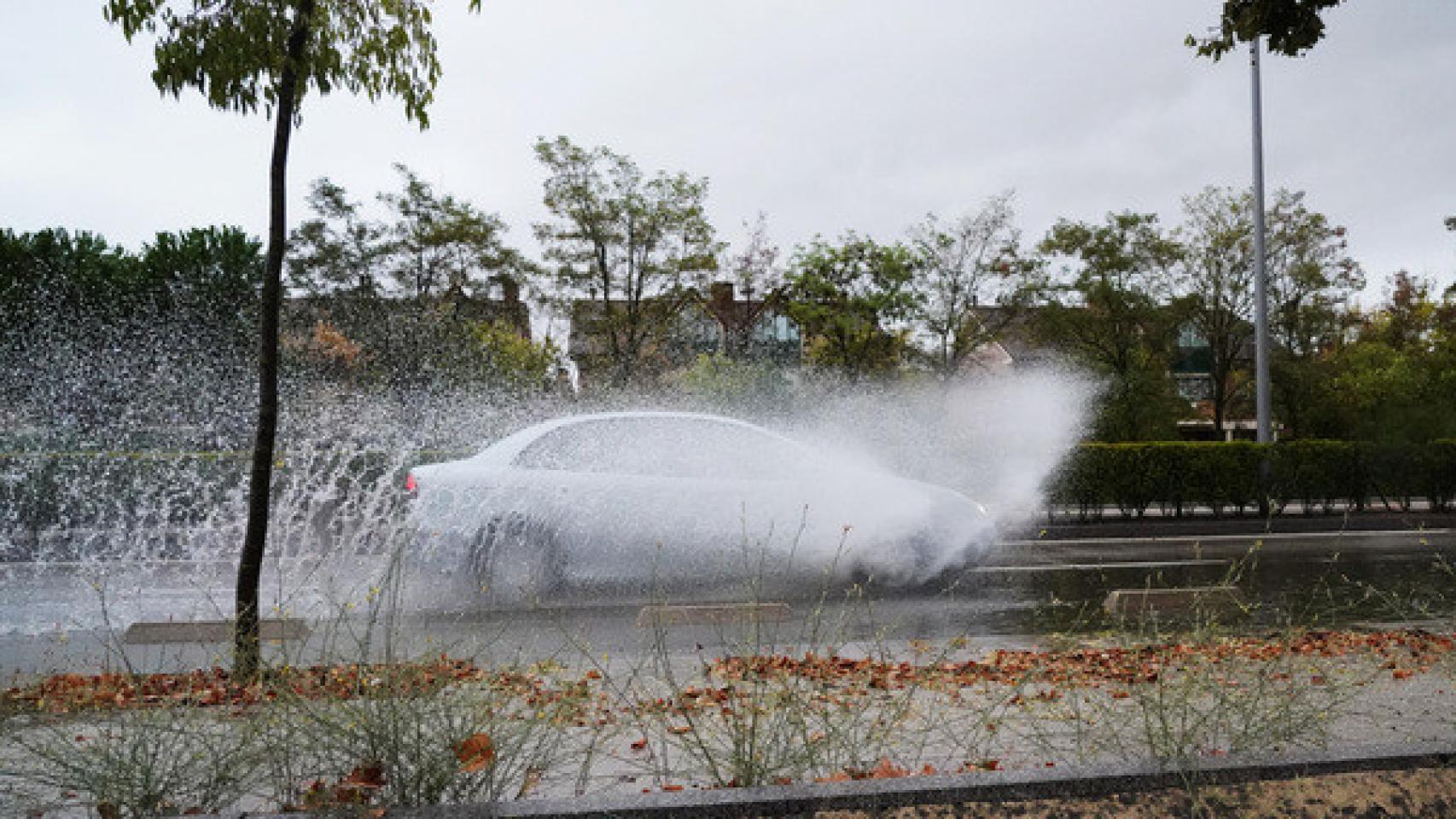 La DANA dejó agua tras las lluvias en Castilla y León