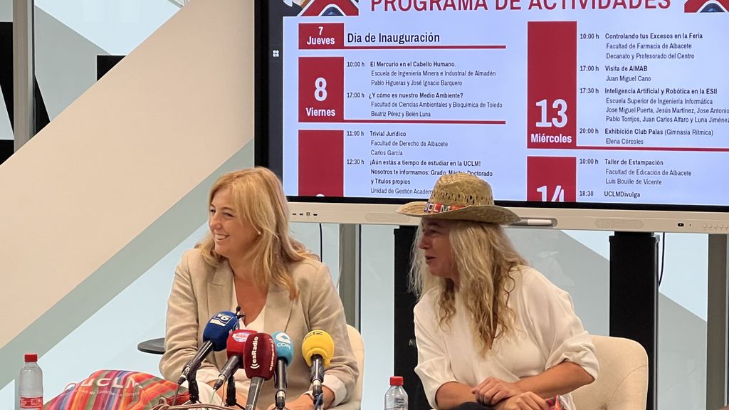 Presentación de la programación de la UCLM en la Feria de Albacete. Foto: UCLM.