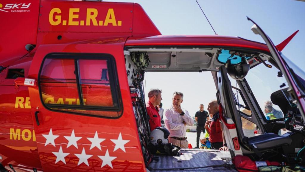 Helicóptero GERA de la Comunidad de Madrid. Imagen de archivo
