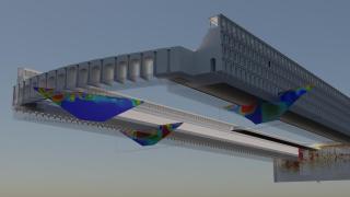 Reconstrucción hipotética del circo romano de Itálica y sus cimientos. Junta de Andalucía / Universidad de Sevilla