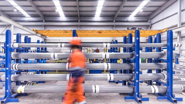 Interior de una fábrica