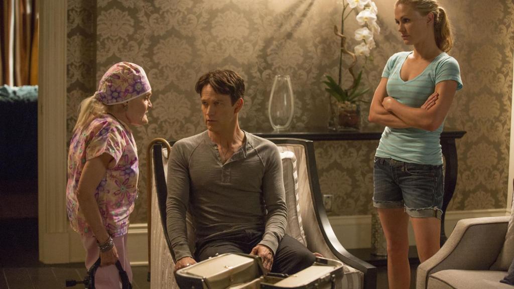 Marcia de Rousse en un episodio de 'True Blood'.