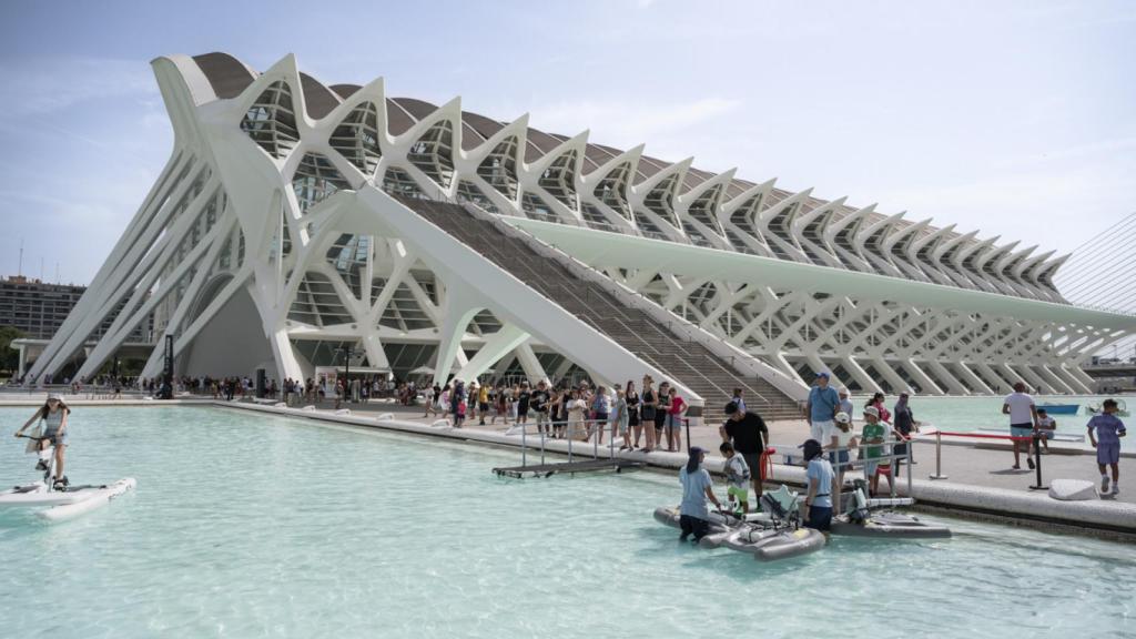 Imagen de la Ciudad de las Artes y las Ciencias. EE