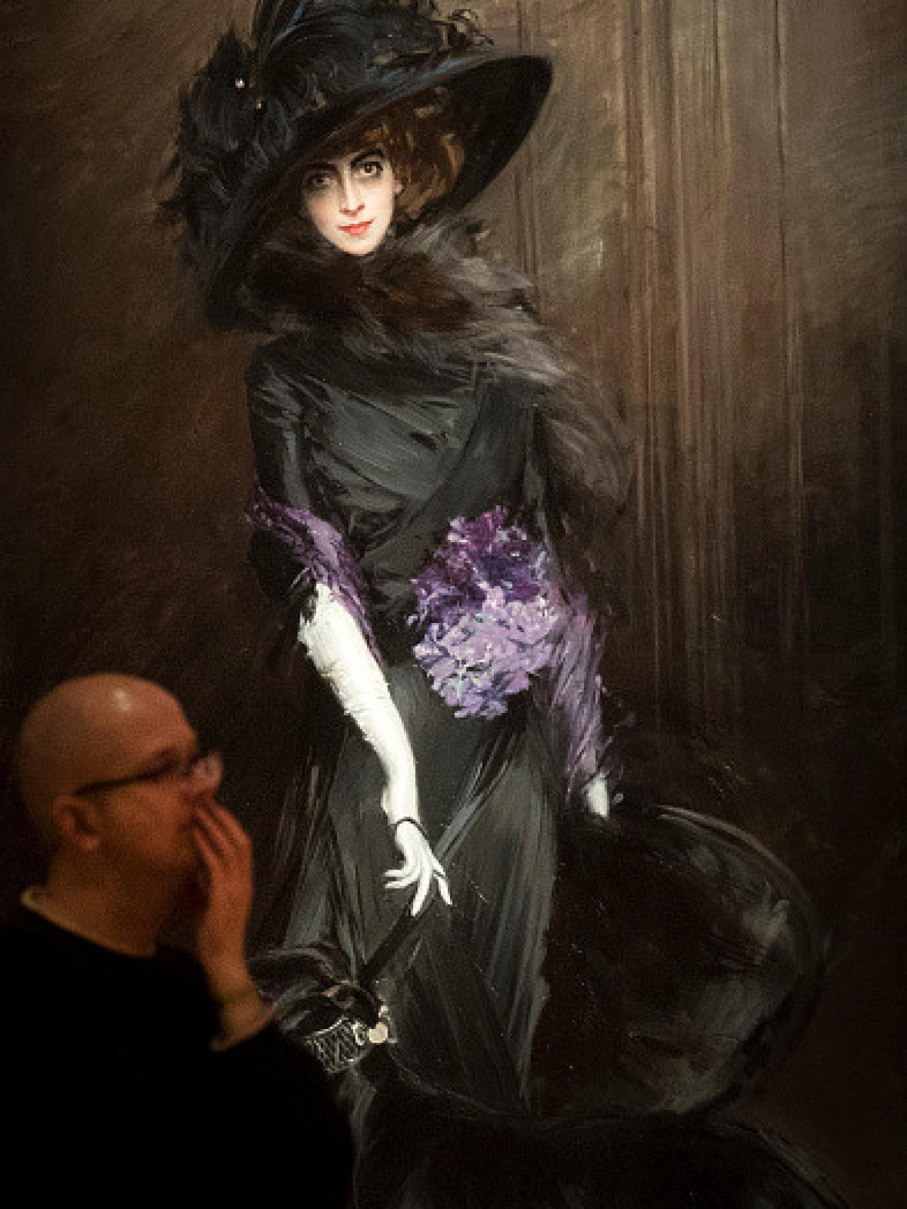 Retrato de Luisa Casati, por Giovanni Boldini.