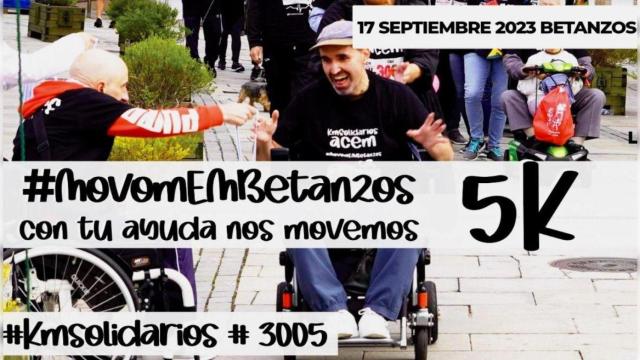 Carrera solidaria en Betanzos.