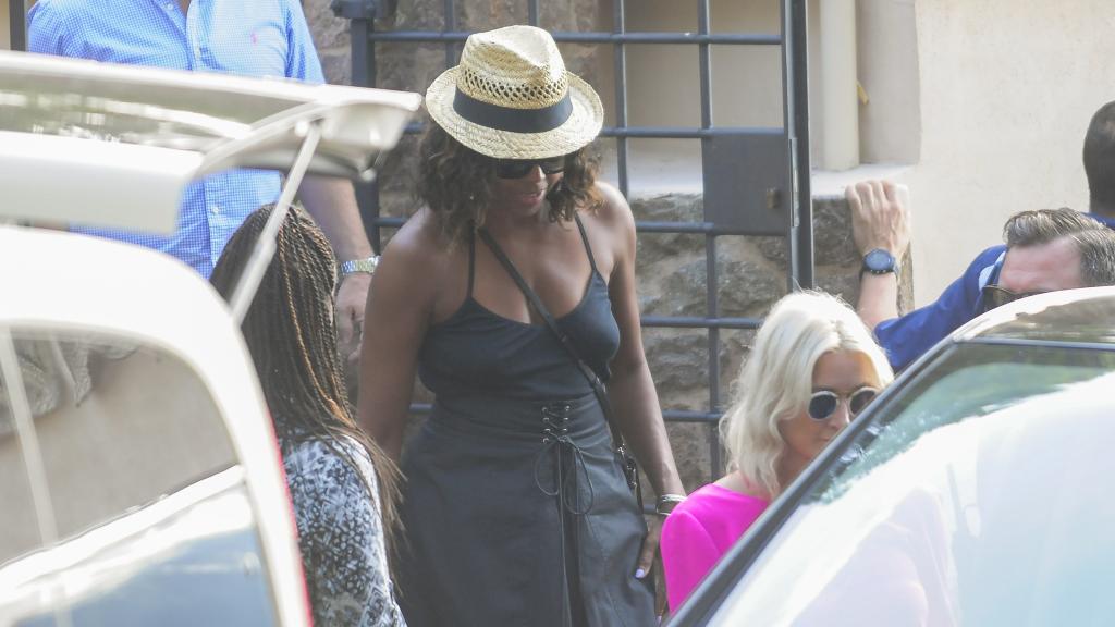 Michelle Obama en Mallorca en 2017.