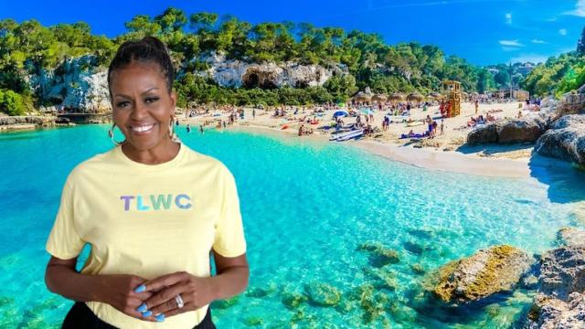 Montaje de Michelle Obama de EL ESPAÑOL.