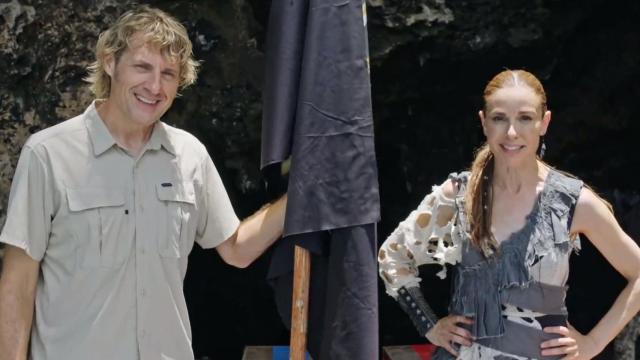 Julian Iantzi y Raquel Sánchez Silva en una imagen promocional de 'El Conquistador'.