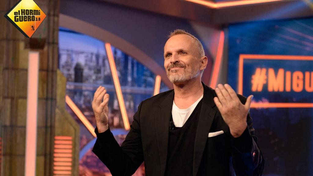 Miguel Bosé en una visita previa a 'El Hormiguero'.