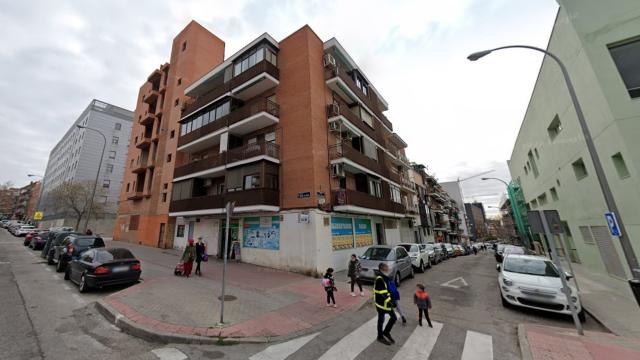 La calle Javier de Miguel, donde ha tenido lugar el suceso.