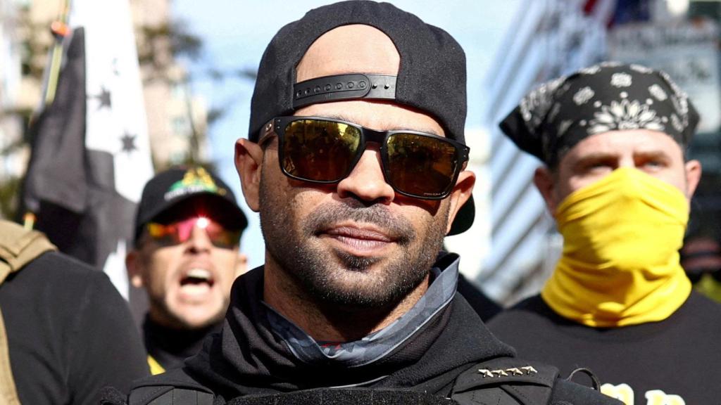 Enrique Tarrio, líder del grupo de extrema derecha 'Proud Boys'.