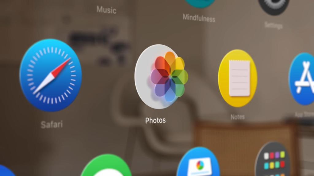 Captura de la presentación de Vision Pro con App Store