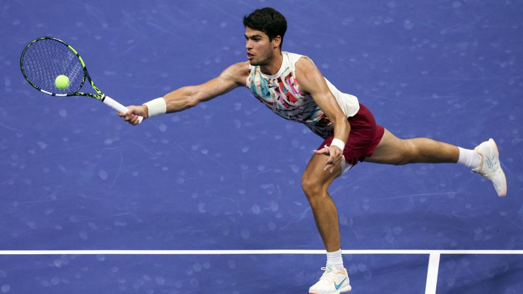 Carlos Alcaraz, en el US Open