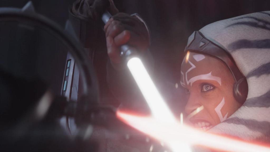 El enfrentamiento entre Marrok y Ahsoka.