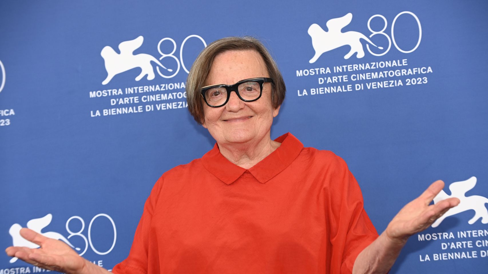 Agnieszka Holland en la la 80ª edición del Festival Internacional de Cine de Venecia.