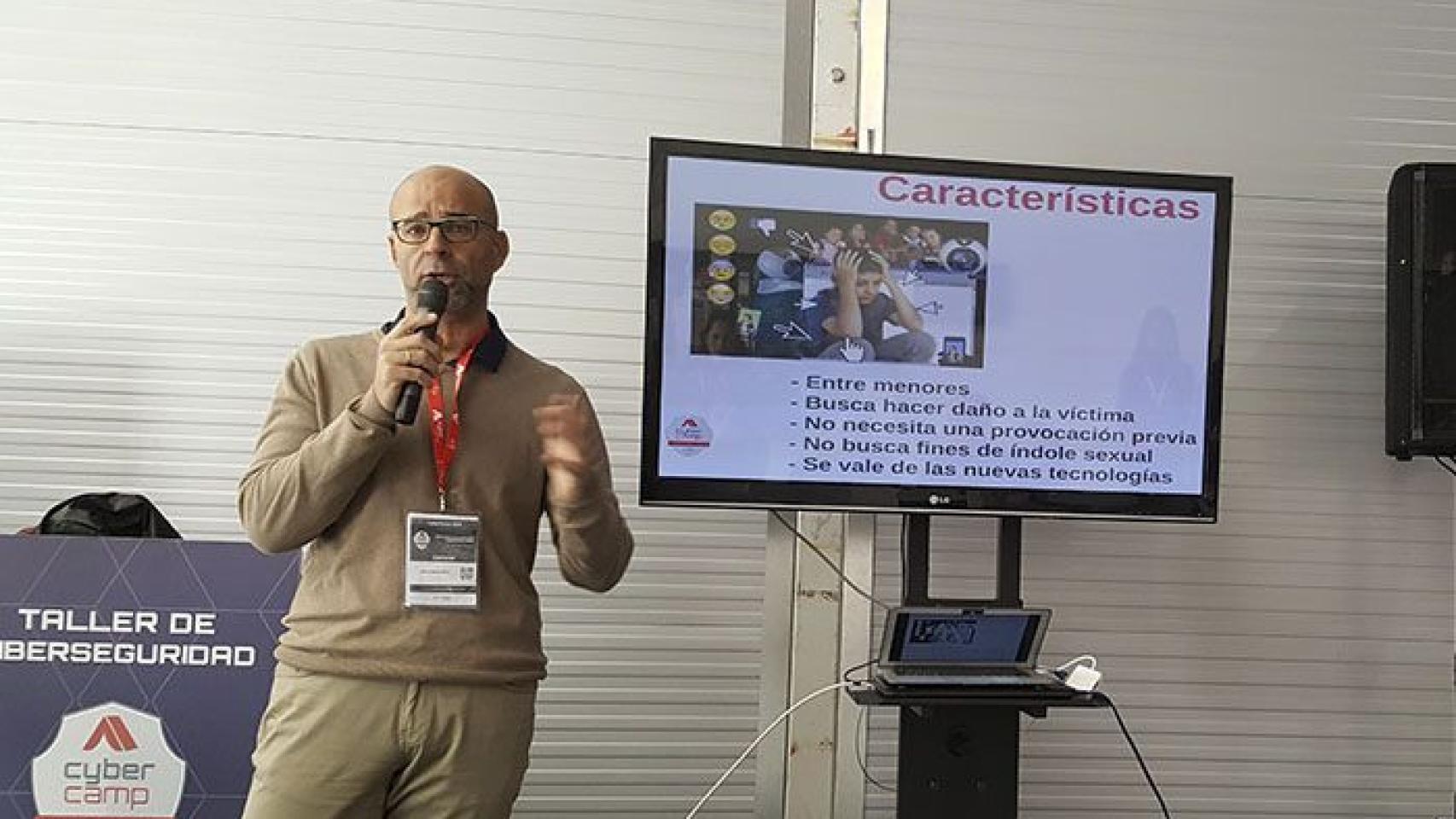 David Cortejoso, en una charla