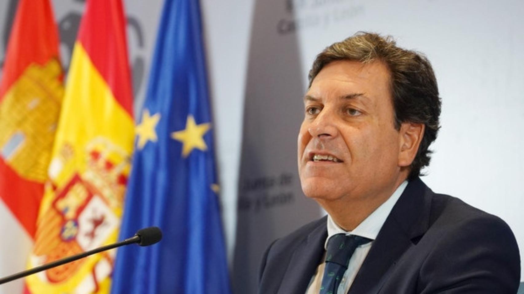 Carlos Fernández Carriedo, portavoz de la Junta de Castilla y León