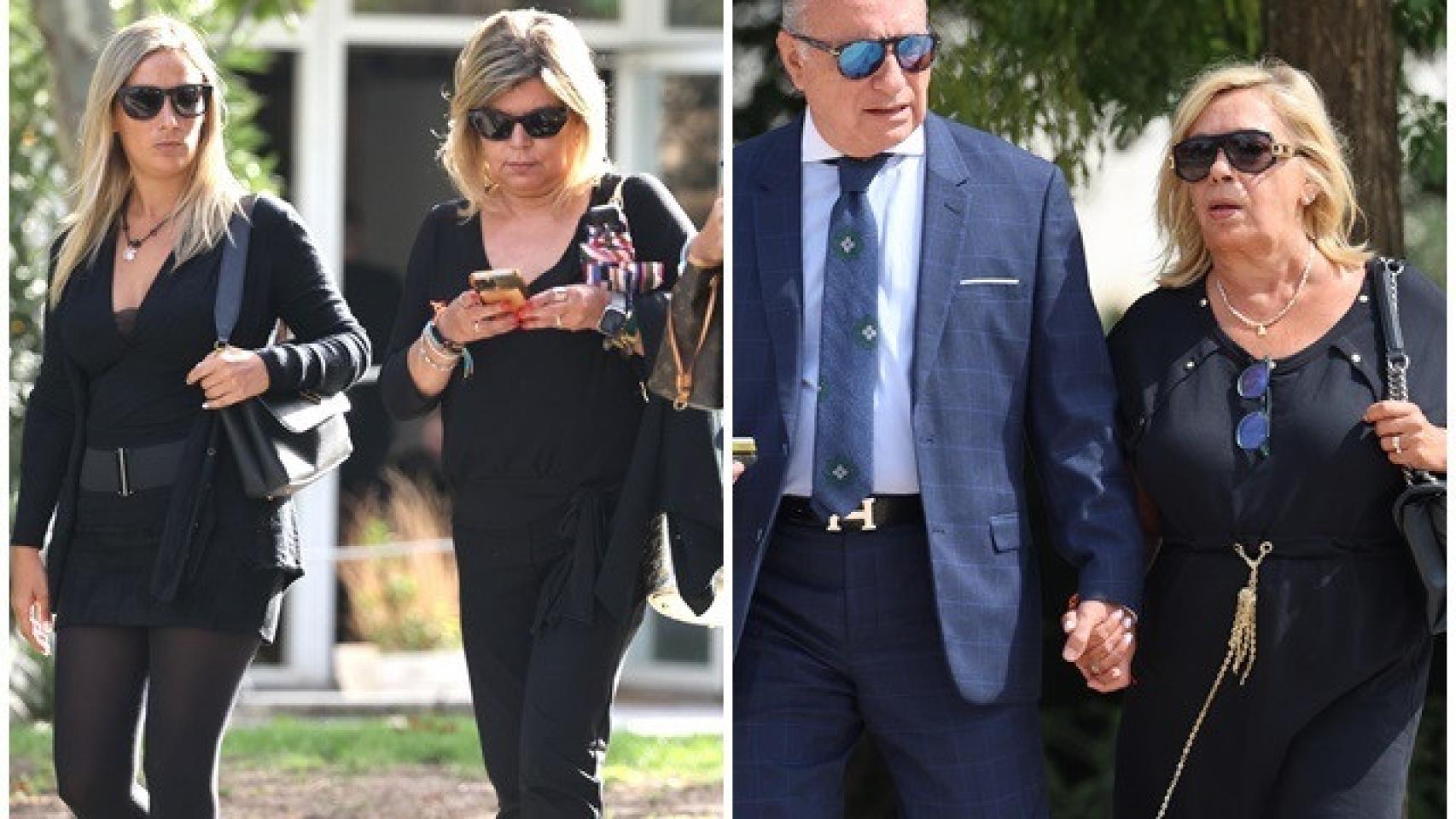 Imágenes del día: Terelu Campos y Carmen Borrego, desoladas, se reúnen en un restaurante tras la incineración de su madre