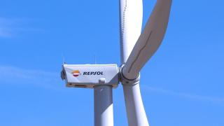 Aerogenerador de Repsol Renovables.