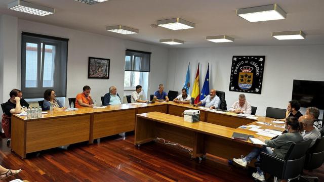 Reunión de la corporación municipal