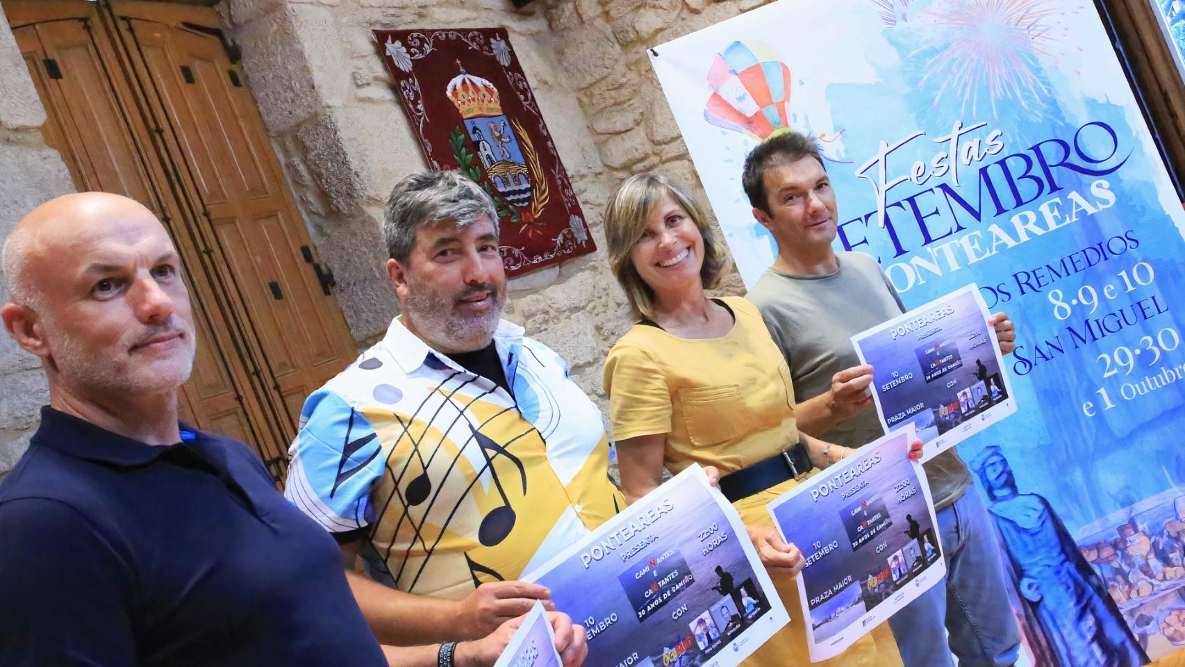 Presentación de las Festas de Setembro de Ponteareas (Pontevedra).