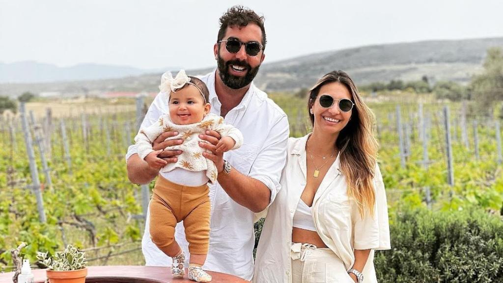 Michel Motamedi y su familia.