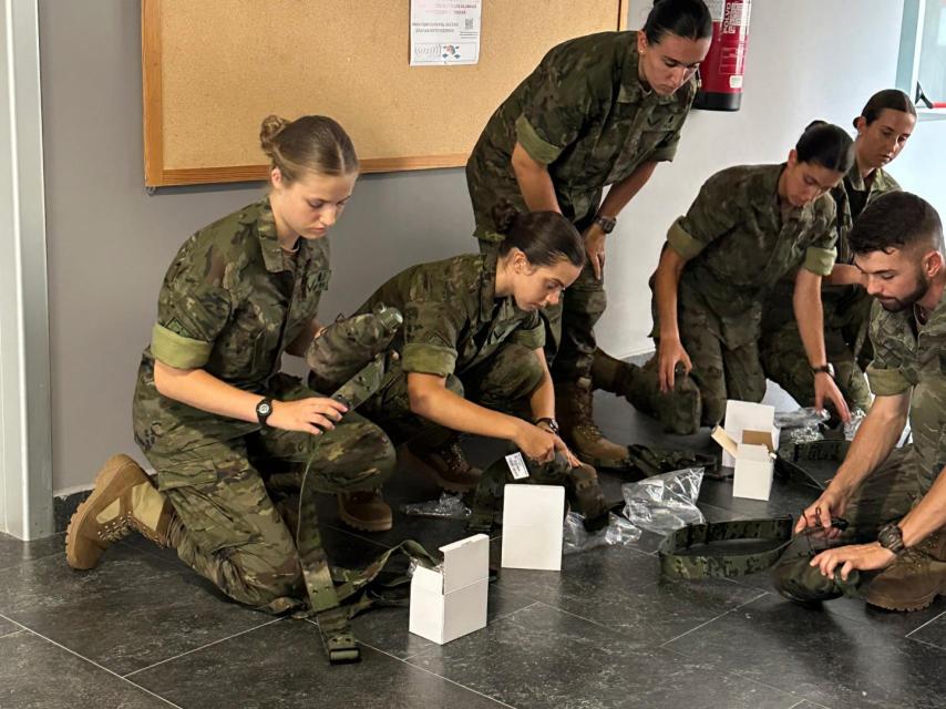La Princesa, en la Academia MIlitar.