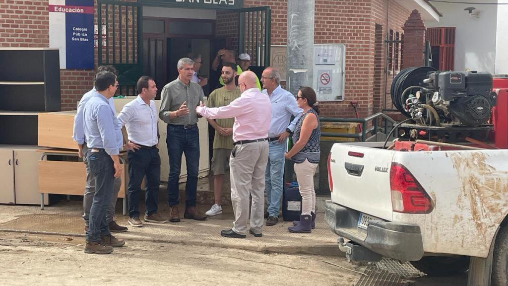 El delegado provincial de la Junta en Toledo en los pueblos afectados