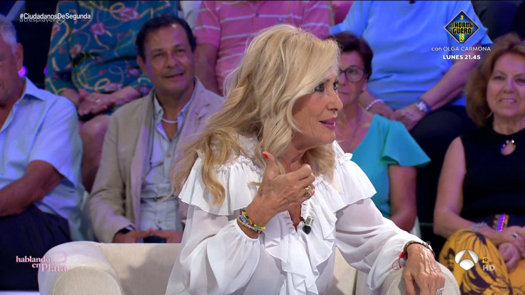 Rosa Benito en 'Hablando en plata'.