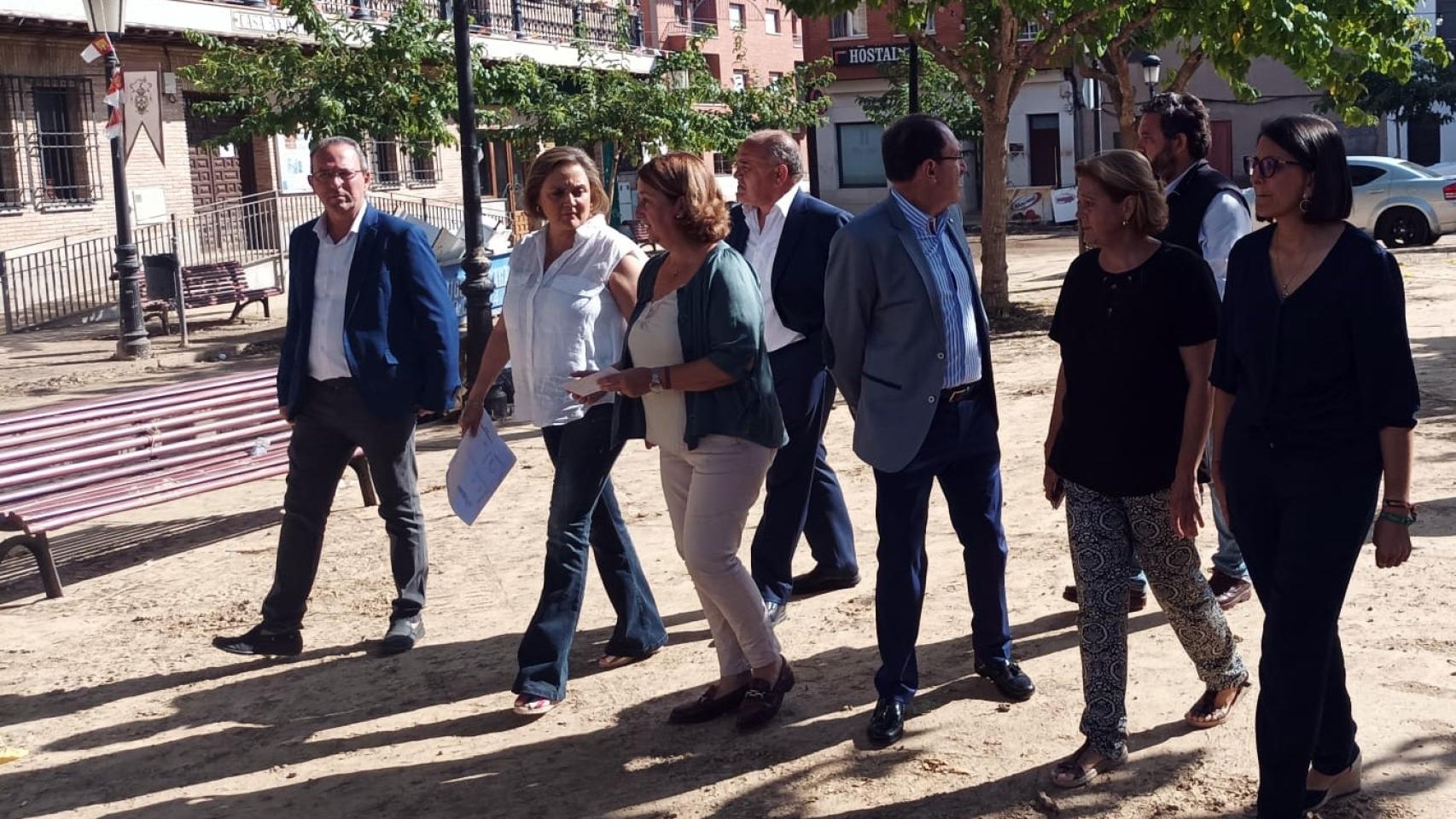 Conchi Cedillo ha visitado algunos de los pueblos toledanos afectados por la DANA
