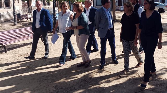 Conchi Cedillo ha visitado algunos de los pueblos toledanos afectados por la DANA