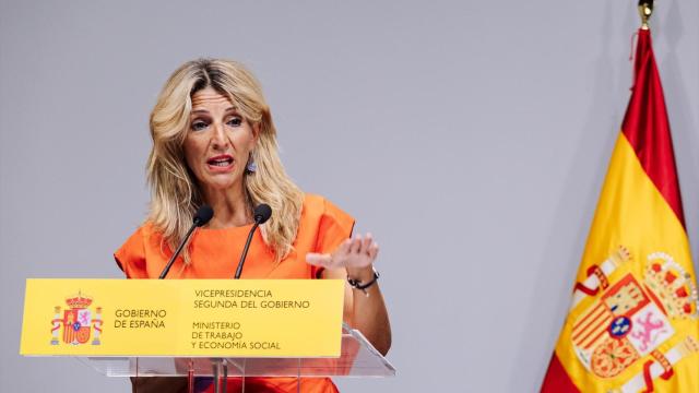 La vicepresidenta segunda y ministra de Trabajo en funciones, Yolanda Díaz, en una imagen de archivo.