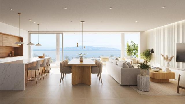 Imagen promocional de una de las viviendas de Aedas en Canarias.