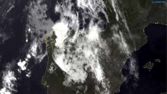 Imagen de las península ibérica el jueves 7 de septiembre a las 21:00 horas