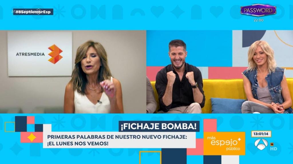 Gema López, Nando Escribano y Susanna Griso en 'Espejo Público'.