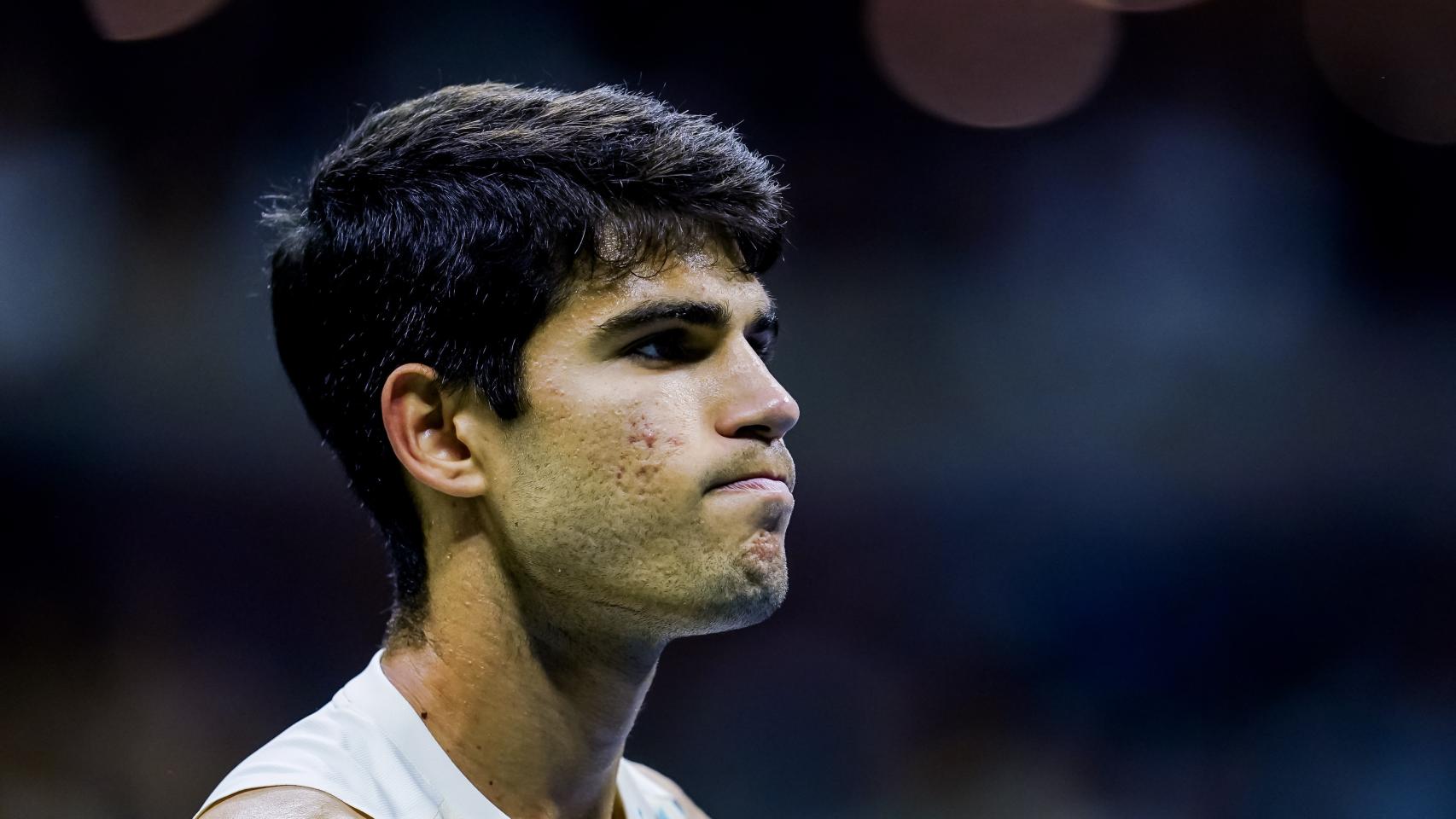 Carlos Alcaraz, tras caer en el US Open