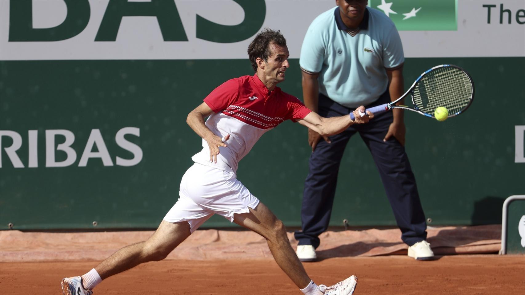 Albert Ramos durante Roland-Garros
