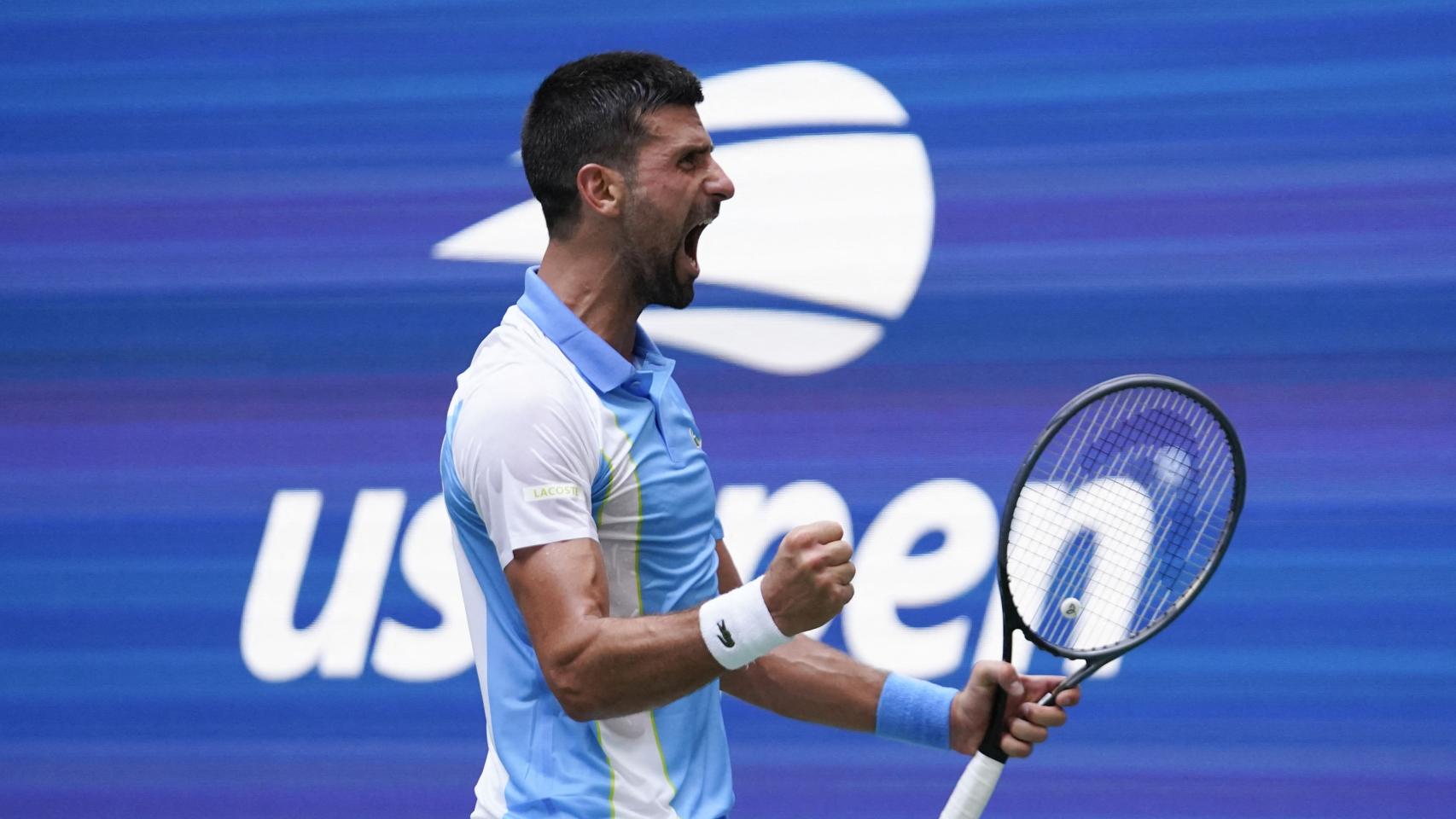 Novak Djokovic, en el US Open